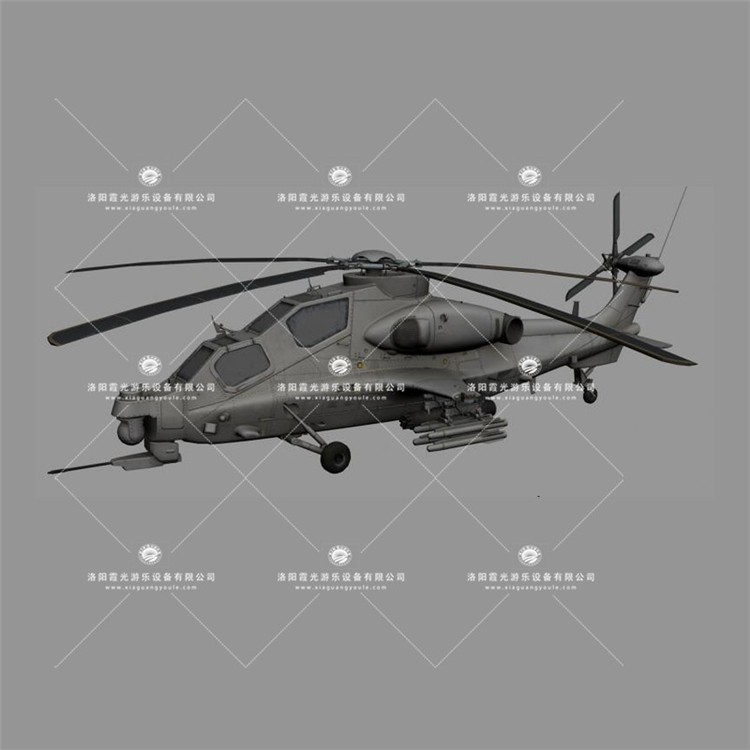 同安武装直升机3D模型